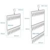 Stainless Steel Clothes Drying Rack,Multifunctional Socks Clips for Bedroom Balcony,2/3Layers Space Saving Closet Organizer