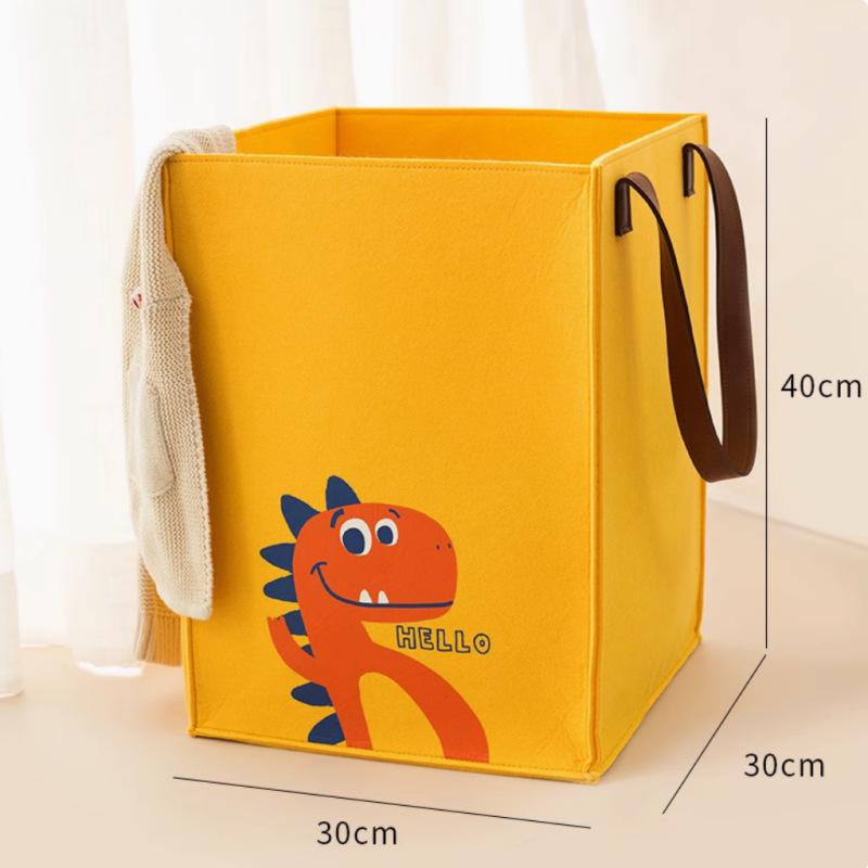 Foldable Dinosaur Laundry Basket for Bathroom Storage