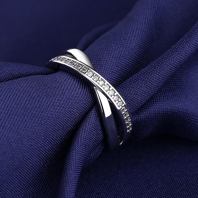 925 Sterling Silve Gorgeous Shiny Stone Zircom Ring For Women Engagement Wedding High Quality Fine Jewelry