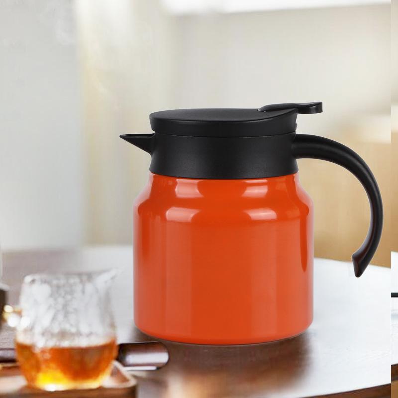 Haushaltsthermosbecher 316 Edelstahl Großraum Schmortopf Teekanne Tragbar Büro Tee Trennkessel mit Teesieb