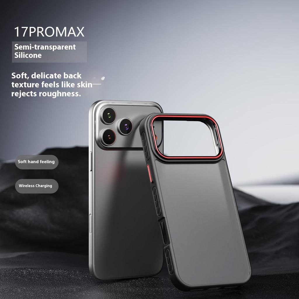 For iPhone 17 Pro Max Case PC + TPU Anti-Slip Matte Phone Cover