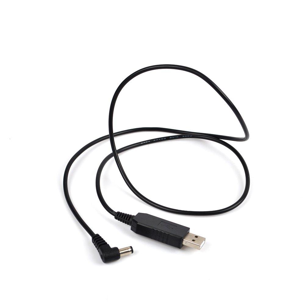 HYS Charger Base USB Plug Charger for Handheld Radios UV-5R, UV-5RA, UV-5RB, UV-5RC, UV-5RD, UV-5RE, Etc.