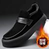 Shoes Men Leather Original Designer Cow Suede Leather Shoes Men's New Thick Sole Loafers Soft Sole Suede Leather Casual Shoes