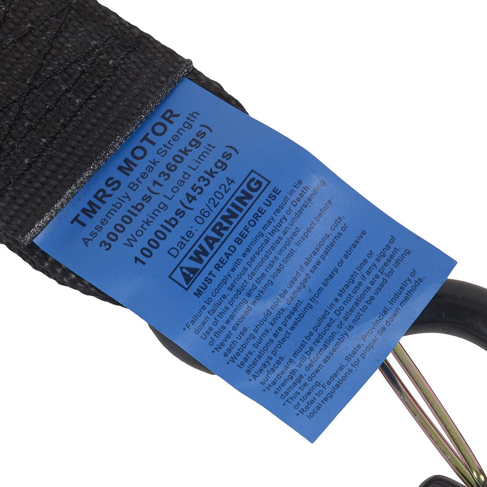 Tie Down Adapter Straps S-Hooks Convert Bolt On Auto Retractable Ratchet Straps to Straps Connecting Bands