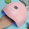 54W USB Intelligent LED UV Gel Lamp Curing Machine Nail Polish Dryer Manicure ToolSUNX4