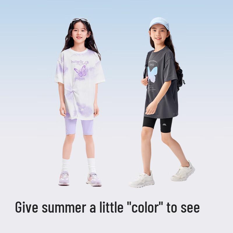 Balabala Girls Printed Short-Sleeve T-shirt 120
