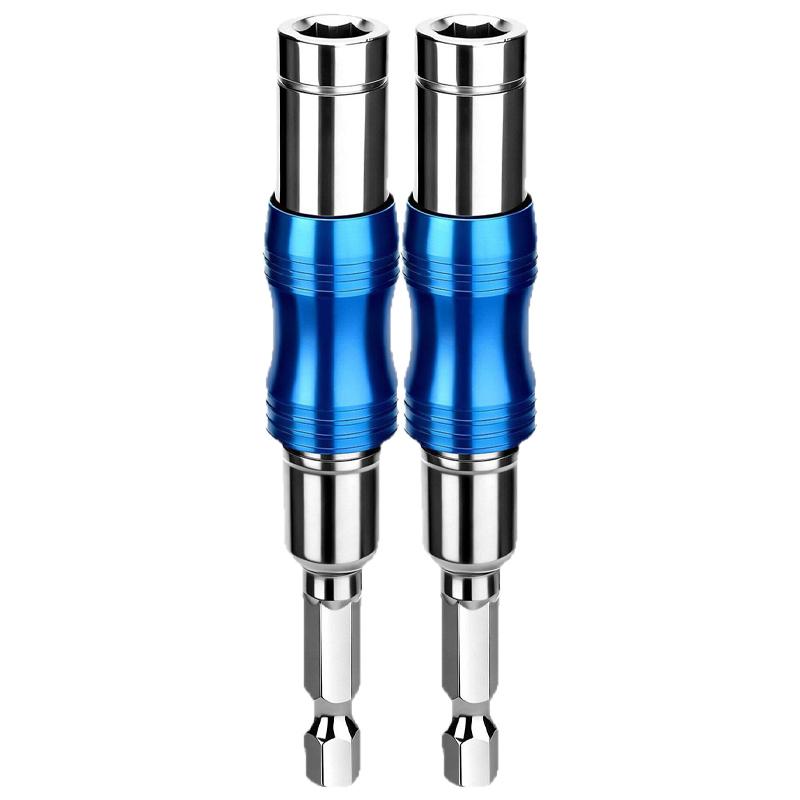 Magnetic Swiveling Drill Bit Holder Hexagonal Drive Guide Screw Extension Rod Drill Tip Power Handle Quick Rod Release Tools