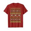 Star Wars The Mandalorian Christmas Ugly Sweater Pattern T-Shirt Holiday Graphic Tee