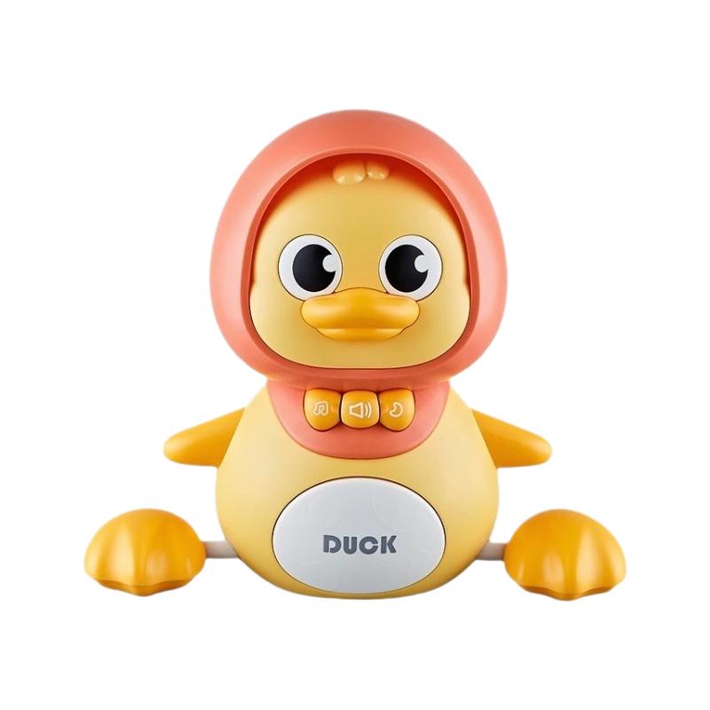 Child's Musical Duck Crawl & Light-Up Rocker Toy Set