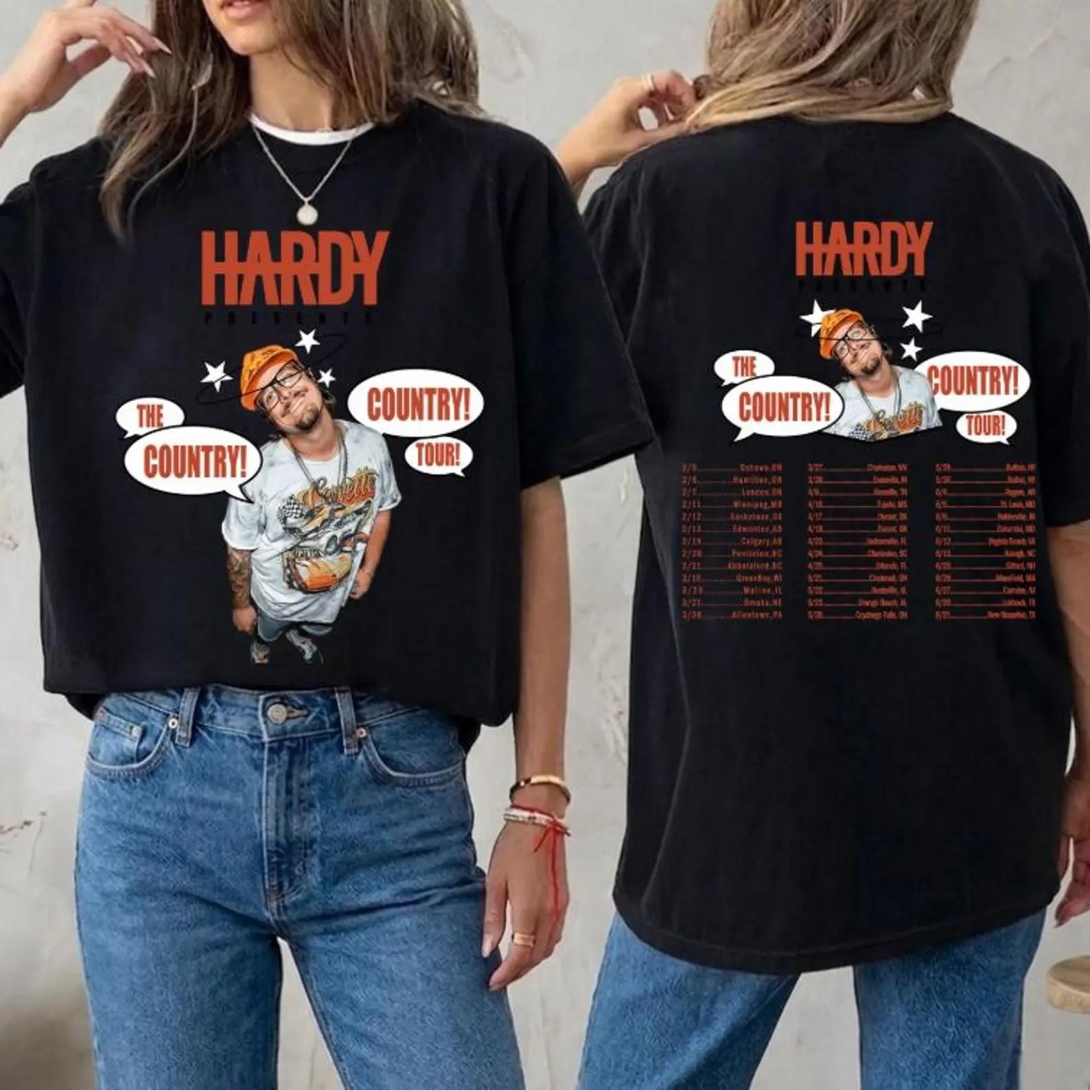 Hardy the Country Music Tour 2026 T-shirt, Hardy Concert T-Shirt S
