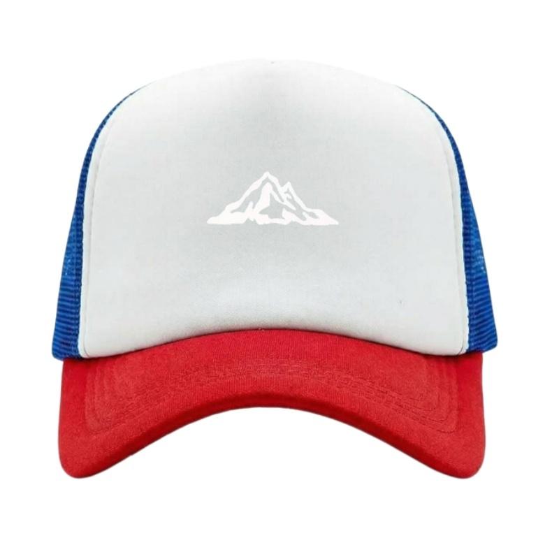 Mountain Range Printed Adjustable Baseball Cap Classic Snapback Dad Hat Breathable Mesh Hat Golf Fishing Outdoor Sun Cap