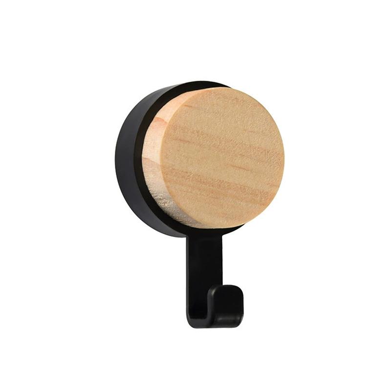 1 Stück Selbstklebende Tür Wandhänger Haken ABS Holz Hutablagen Schlüsselanhänger Küche Badezimmer Zuhause Wandorganizer Ornamente