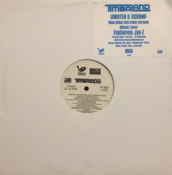 

12inch Record TIMBALAND Lobster Scrimp PR8836 Blackground Ent 1998 US Rap HipHopRB Used