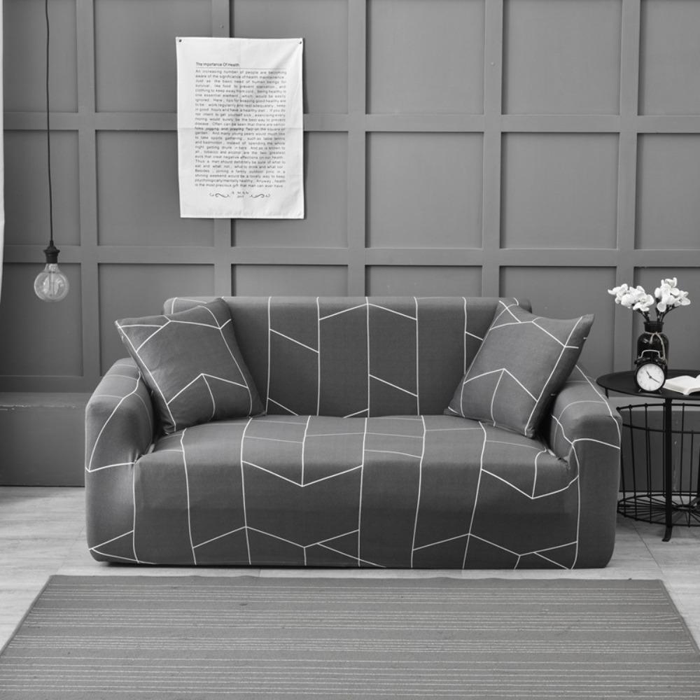 Stretch Sofa Cover Full Set Slip Proof Universal Elastic Couch Protector Anti Dirt Fabric Sofa Cover for All Seasons