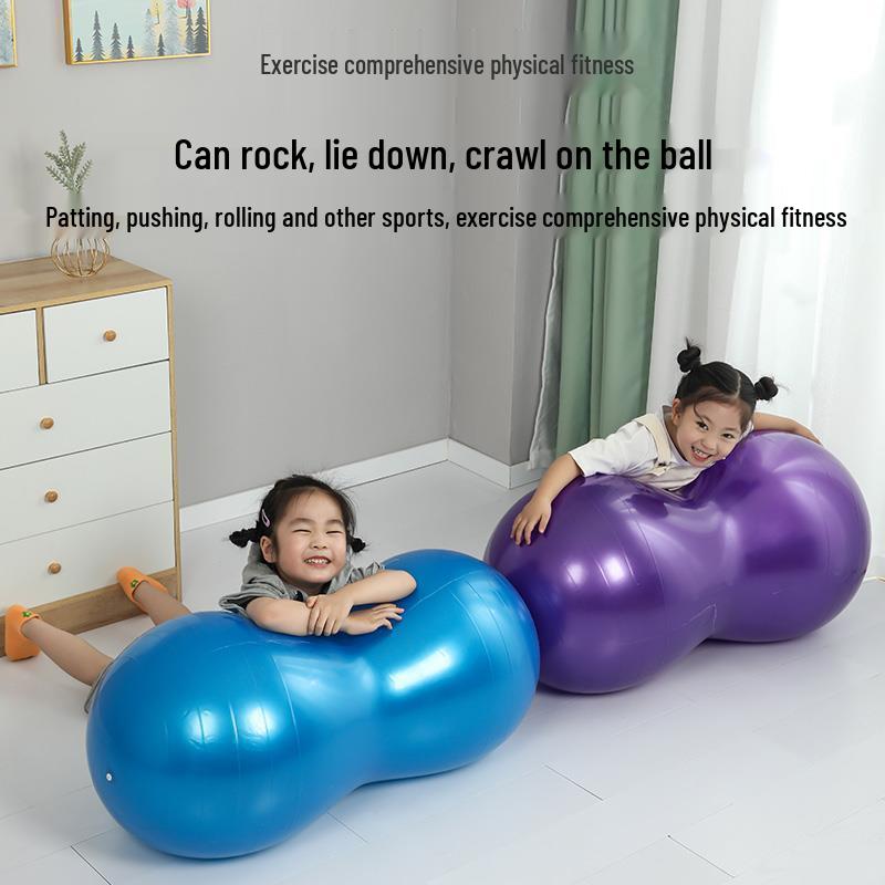 Thickened Explosion-Proof Inflatable Capsule Ball: Kids' Sensory Integration & Yoga Massage Ball