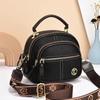 Three-layer Soft Leather Texture Crossbody Shoulder Bag Large Capacity Versatile Casual Fashion Handbag