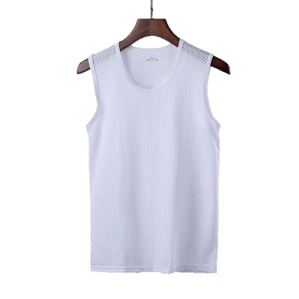 Men's Quick-Drying Ice Silk Mesh Sleeveless Sports Vest