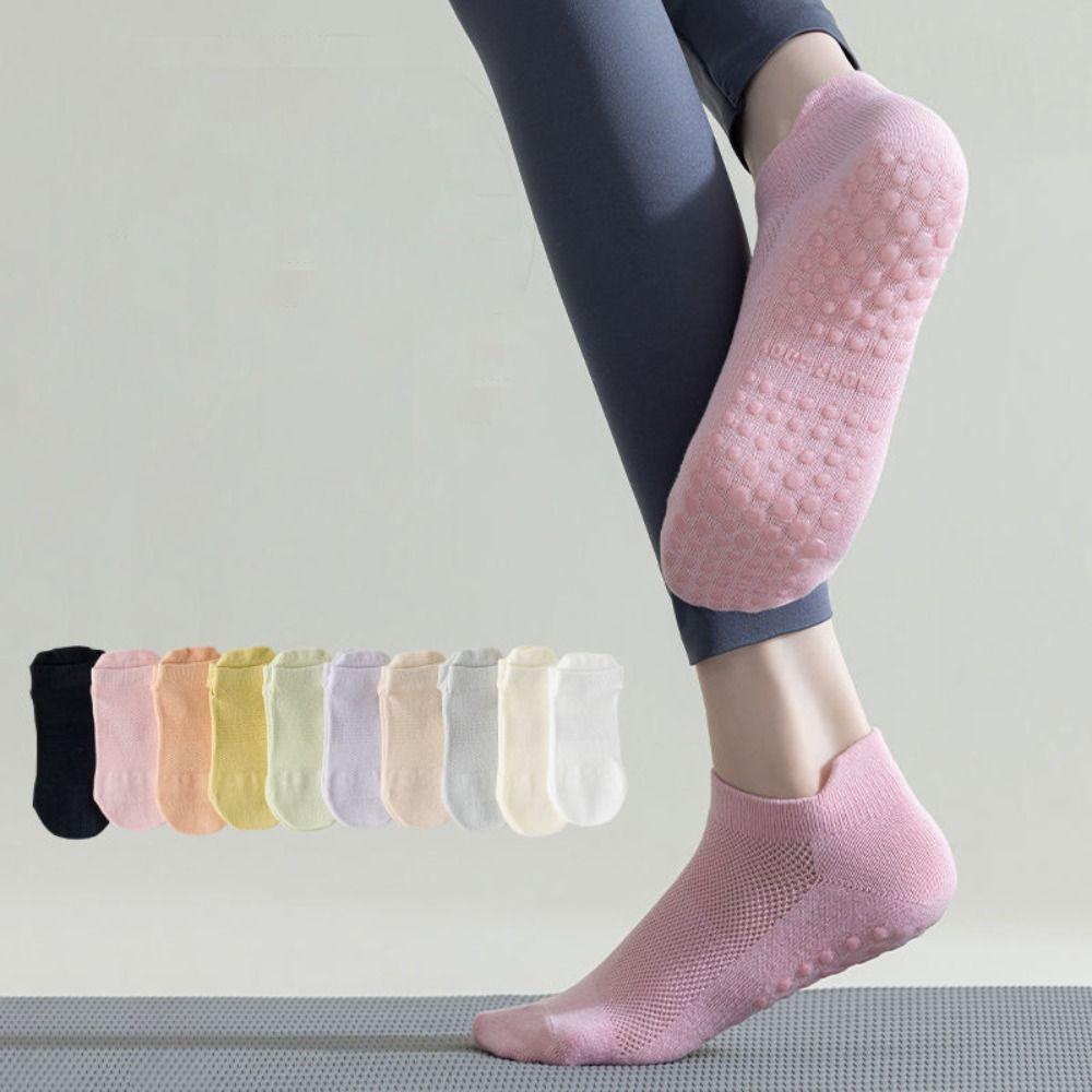 Anti-slip Low-cut Yoga Socks Soft Running Socks New Sports Short Socks  Women