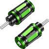 Kaedear Adjustable Bar Motorcycle Handlebar Handle Motorcycle Ends, Ends, Weights, Accessories, KDR-BE2-HYSM6-GR (Green/Black, Honda/Yamaha/Suzuki M6)