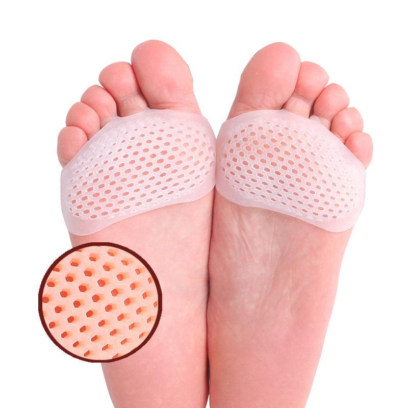 Women's Non-Slip Silicone Forefoot Pads - Anti-Pain, Super Soft Honeycomb Insoles for High Heel Comfort and Protection