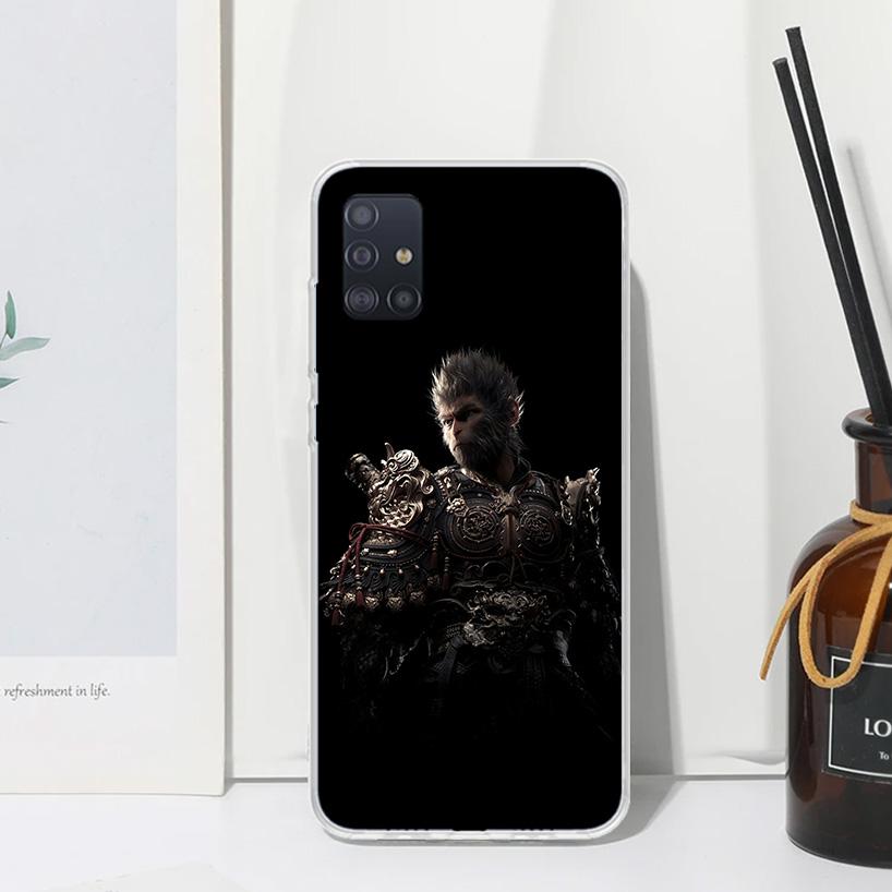 Black Myth Wukong Game Phone Case For Samsung Galaxy A52 A42 A32 A22 A12 A02S A72 A51 A50S A41 A31 A21S A71 A40 A30S A20S A10S A