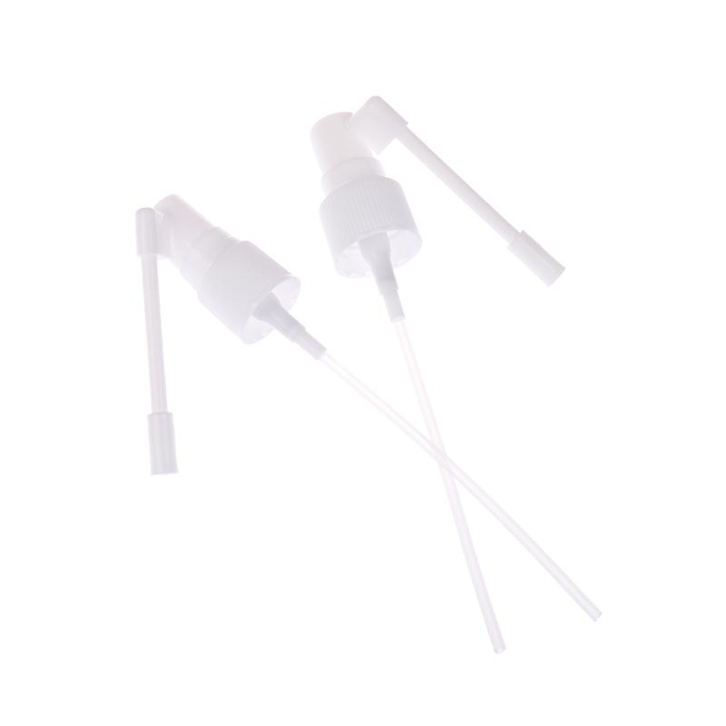 18/20 White Plastic Nasal Oral Spray Bottle Head Nozzle 360 Degree Rotating Elephant Trunk Mist Sprayer For Bottle