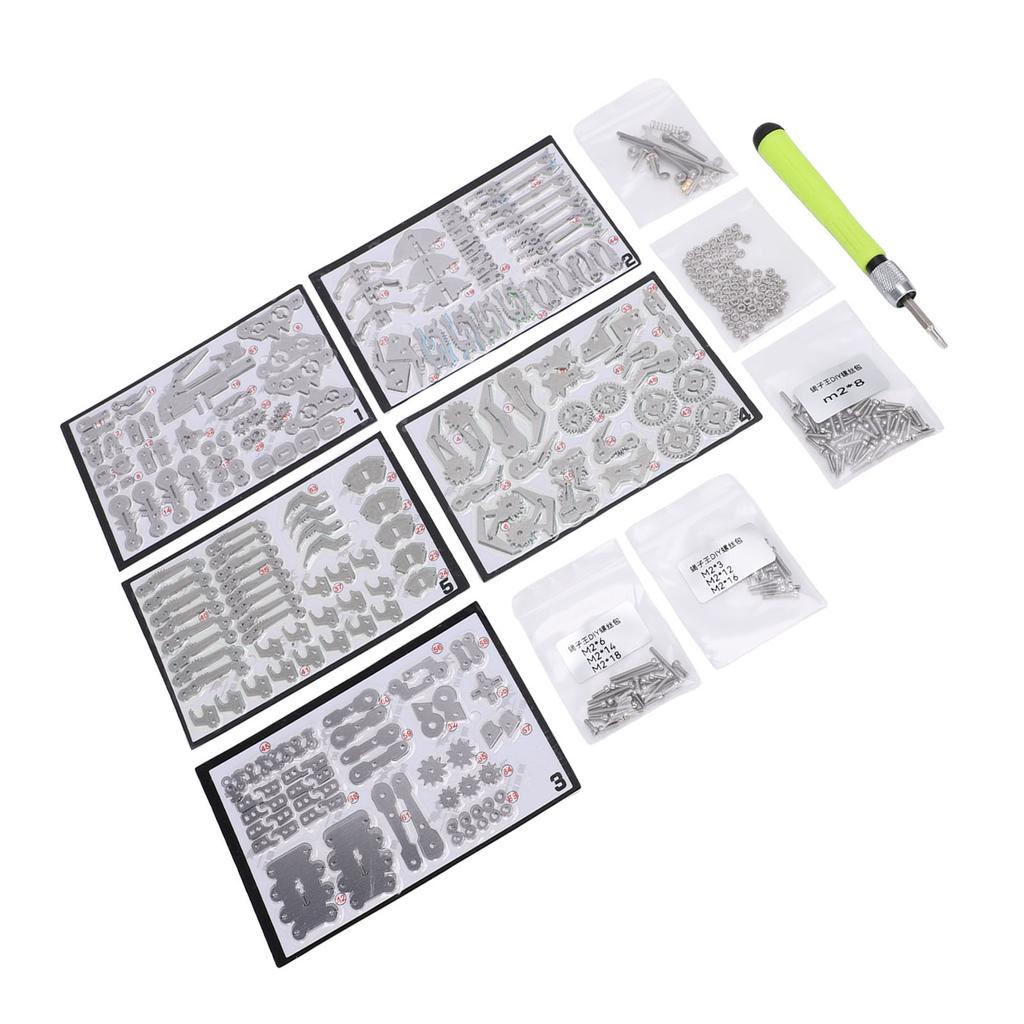 3D Metal Puzzles Kit To Build STEM Educational Toy   Mechanical Puzzle Building Blocks for Kids Adults