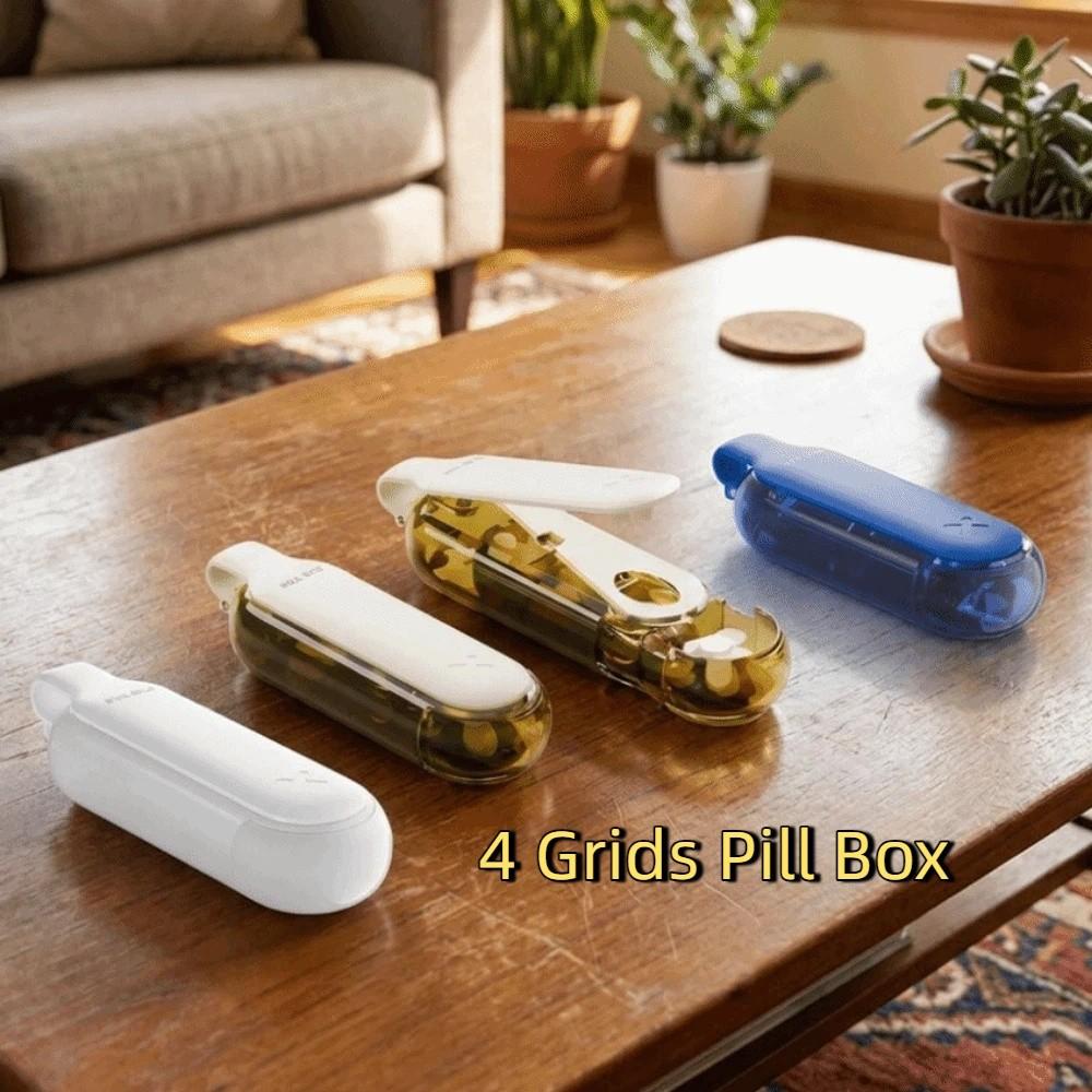 Mini Pill Extractor Plastic Pill Dispenser Portable Pill Container  Daily Use
