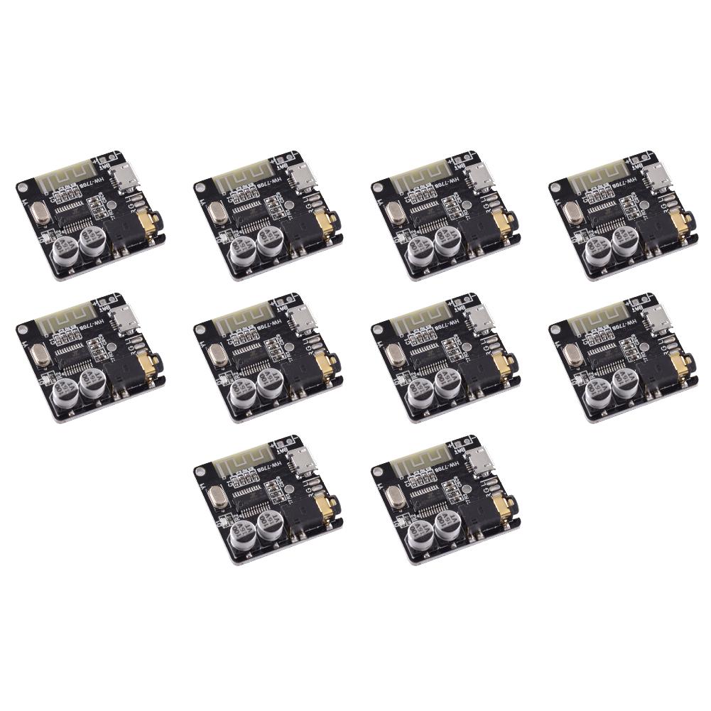 MP3 Lossless Decoder Board Bluetooth-Compatible 4.1/5.0 3.5mm Audio Aux Decoding Player Amplifier Board Micro USB 5V Powered