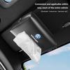 Car Tissue Box Seat Hanging Paper Towel Storage Bag For VW R Line GTI Atlas Jetta Touareg Variant Golf Polo Taos Nivus Passat Ti BDH1