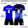 Personalised Shirts Kit Mens Girls With Name Number Custom Football Jerseys For Boys Training Suit