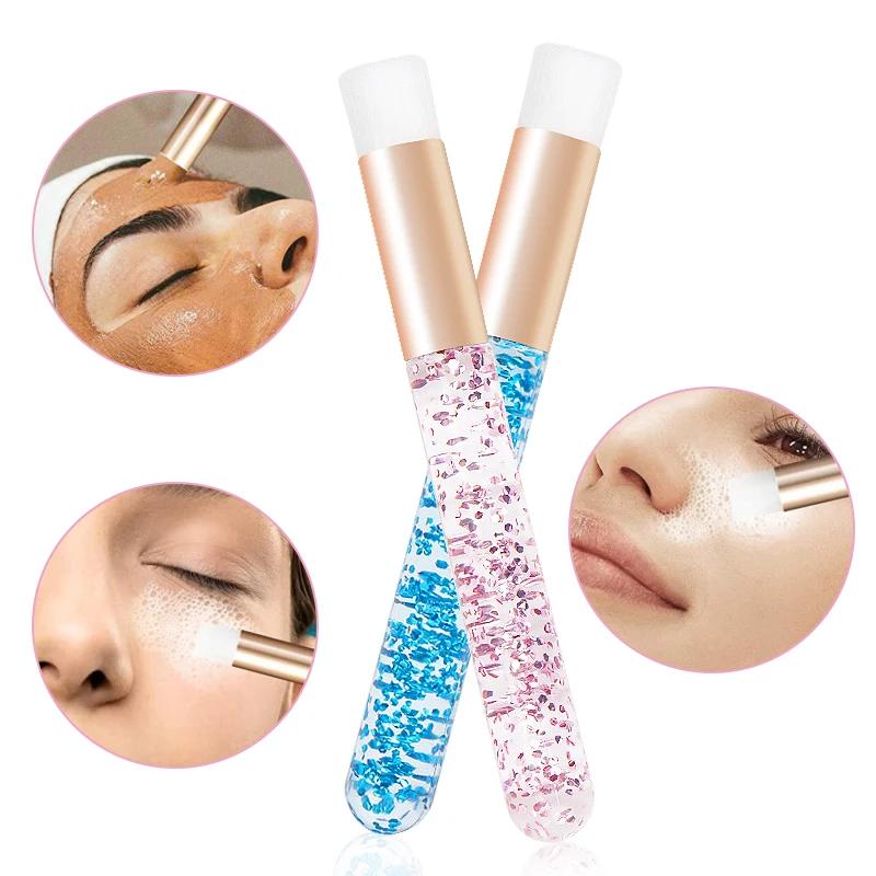 Wholesale 5pcs Eyelash Cleaning Brush Lash Wash Shampoo Clean Applicator Crystal Microbrush Eyebrow Lash Makeup Brush Extension