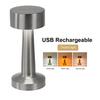 Touch Switch Dimmable Retro Metal Small Battery Operated Lamp Rechargeable Cordless Restaurant Table Lamp