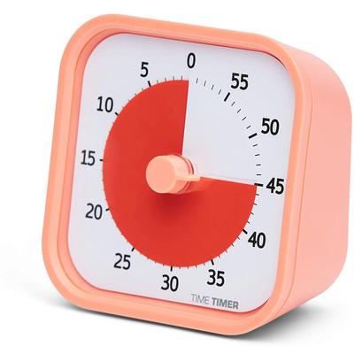 TIME TIMER MOD Home Edition 9cm 60 Minutes Time Timer Mod Silk Orange Time Management Learning Timer TTM9-HDO-W Genuine Product