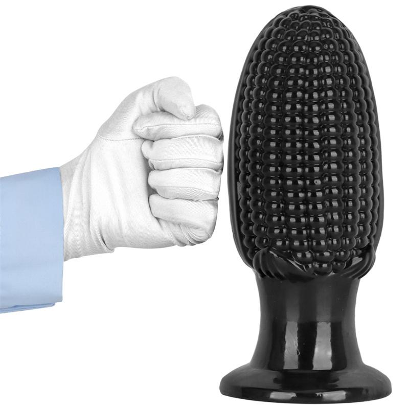 Black Corn Penis Anal Plug Vegetable Penis Simulated Large Dildo Female Masturbation Device Adult Products