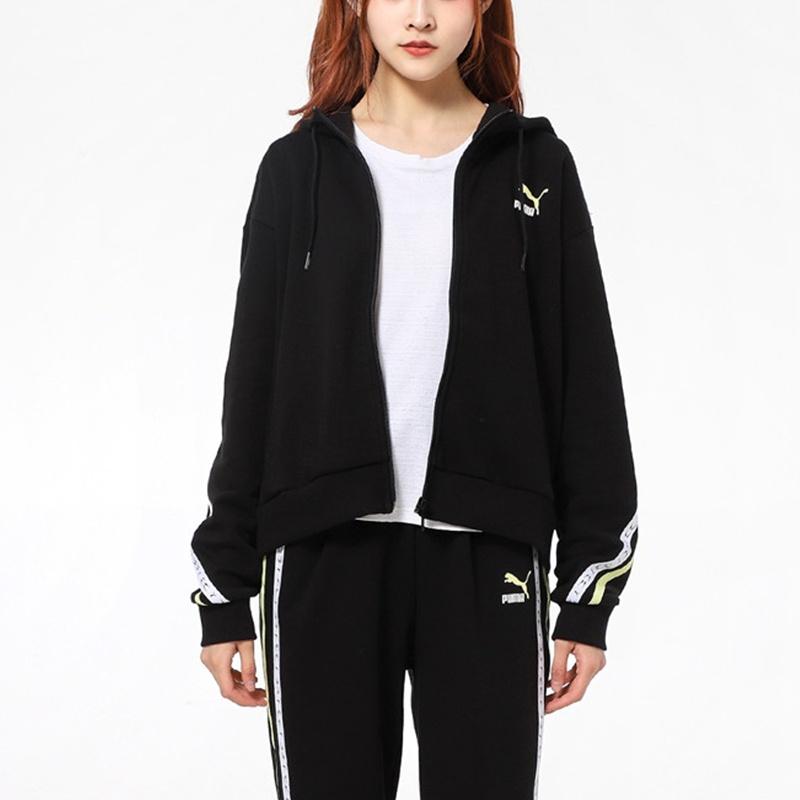 PUMA Jackets Women's Black Hooded Moderate Other 531077-01