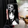 Japanese Horror Anime Soft Phone Case for iPhone 15 16 17 Pro Max 17Air 16E 14 Plus 13 12 Mini Shockproof Cover Back Shell