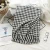 Plaid Imitation Cashmere Winter Scarf Fashionable and Warm Office Shawl for Women with Short Beards
