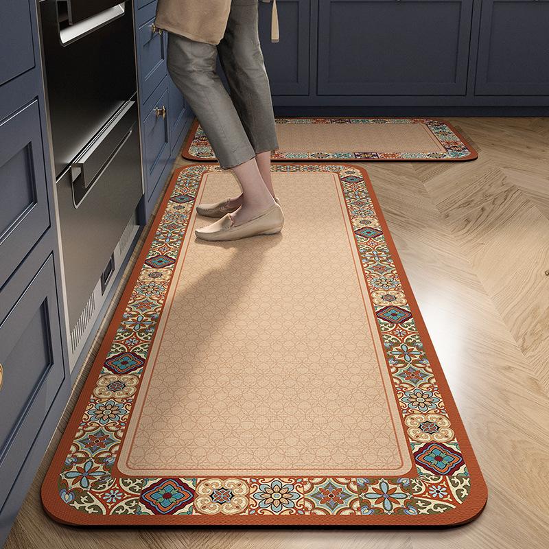 Kitchen Diatomaceous Earth Strip Anti Slip, Absorbent, Oil Absorbing Carpet, Living Room Floor Mat, Entrance Door Mat