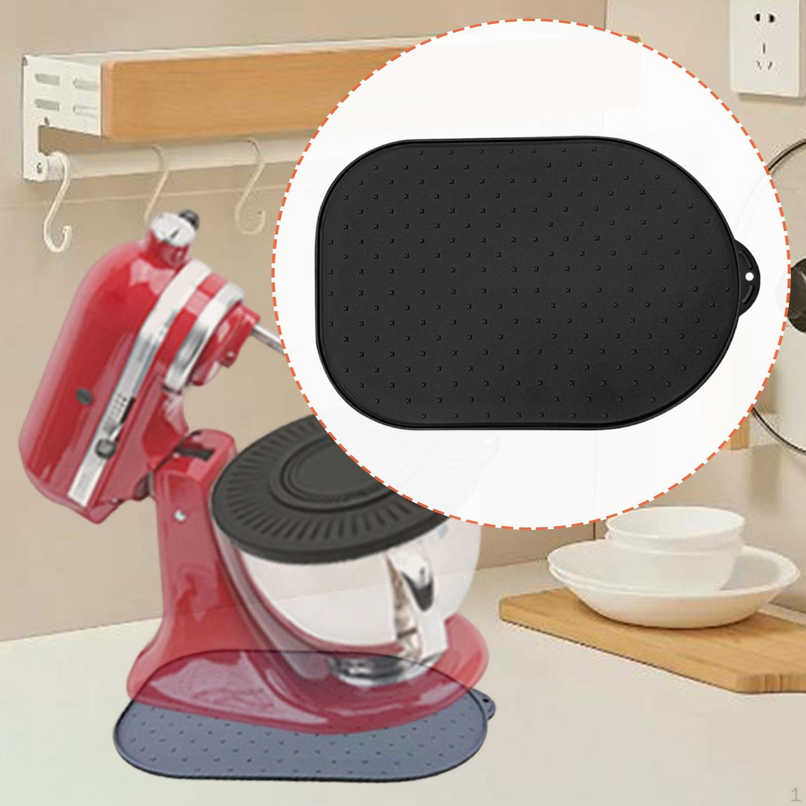 

Sliding Mat, Lightweight Silicone Pad for Kitchen Appliances, Non-slip чёрный