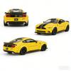 UJM12 MINIGT 1:64 Ford Mustang Shelby Yellow Simulation Alloy Die Casting Car Model Boy Toy Collection Birthday Gift Desktop Ornament