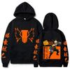 იაპონური ანიმე ჩემი გმირი აკადემია Bakugou Katsuki Hoodies ქალი მამაკაცის Loog Sleeve Kawaii Manga ნარინჯისფერი გრაფიკა მაისურები ტანსაცმელი
