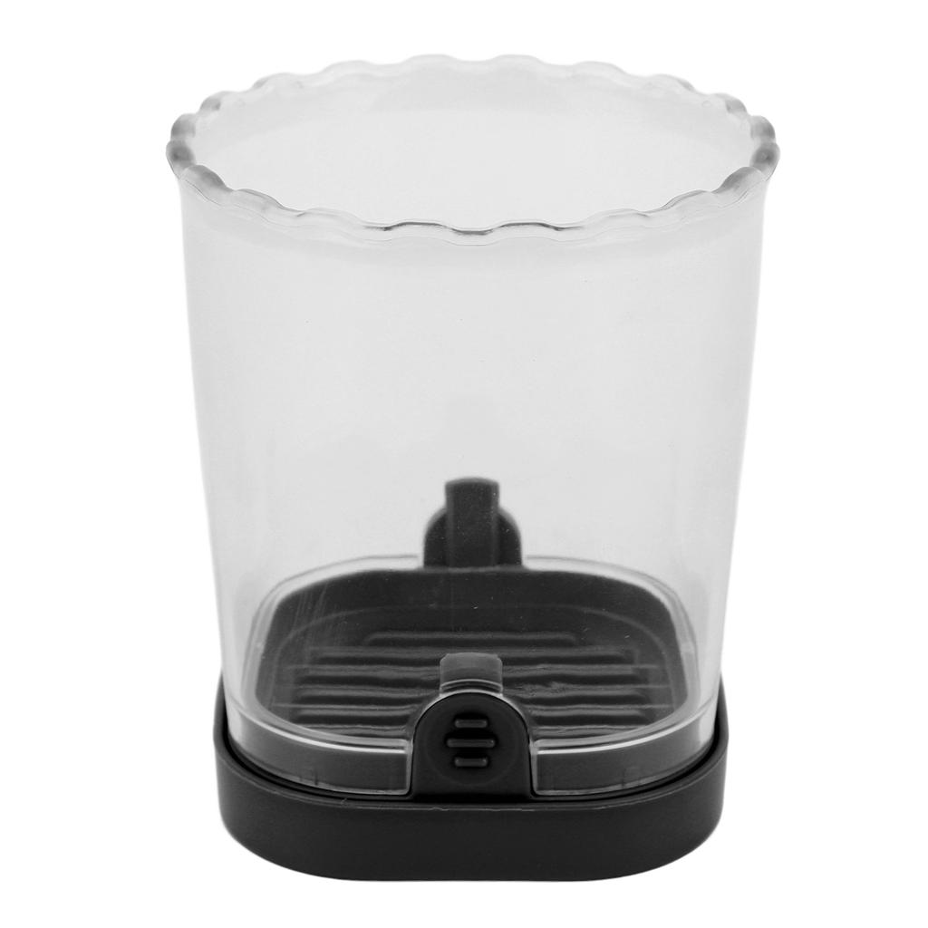 Slicing Cup Stainless Steel Multifunctional Labor Saving Safe with Push Plate Cutter Cup for Fruit Vegetable Black