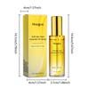 Nourishing Calendula Hair Oil Spray Lightweight Frizz Control for Curly Straight Hair Shine Enhancer Daily Care Routine
