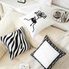 Geometrischer Stickerei Kissenbezug Mittel Leichter Luxus Wohnzimmer Sofa Kissenbezug Handtuchstickerei Design Musterzimmer Dekoration