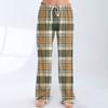 Womens Pajama Pants Sleepwear Casual Drawstring Elastic Waist Pants Comfy Straight Yoga Loose Trousers