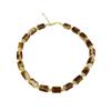 Maillard Autumn And Winter Amber Necklace High-Grade Glass Stone Amber Necklace Women'S Fashion Collarbone Chain