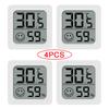 4pcs Digital Thermometer Hygrometer Indoor Mini Temperature LCD Electronic Monitor Hygrometer Outdoor Room Baby