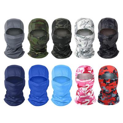 Tactical Camouflage Balaclava Full Face Mask Shield Cover Cycling Hat Camouflage Balaclava Scarf Head Neck Cover Helmet