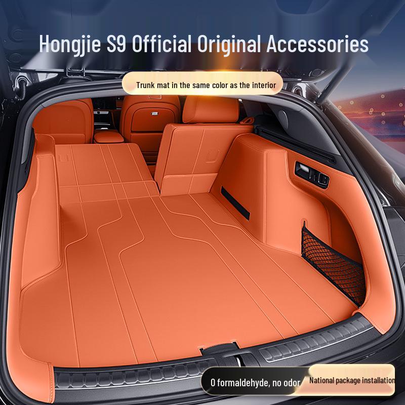 Hongqi S9 Trunk Mat: Full Coverage Car Interior Decoration for 2026 Model